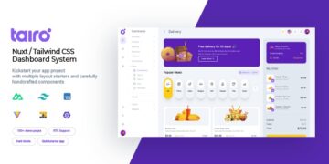 MULTIPURPOSE NUXT TAILWIND CSS DASHBOARD